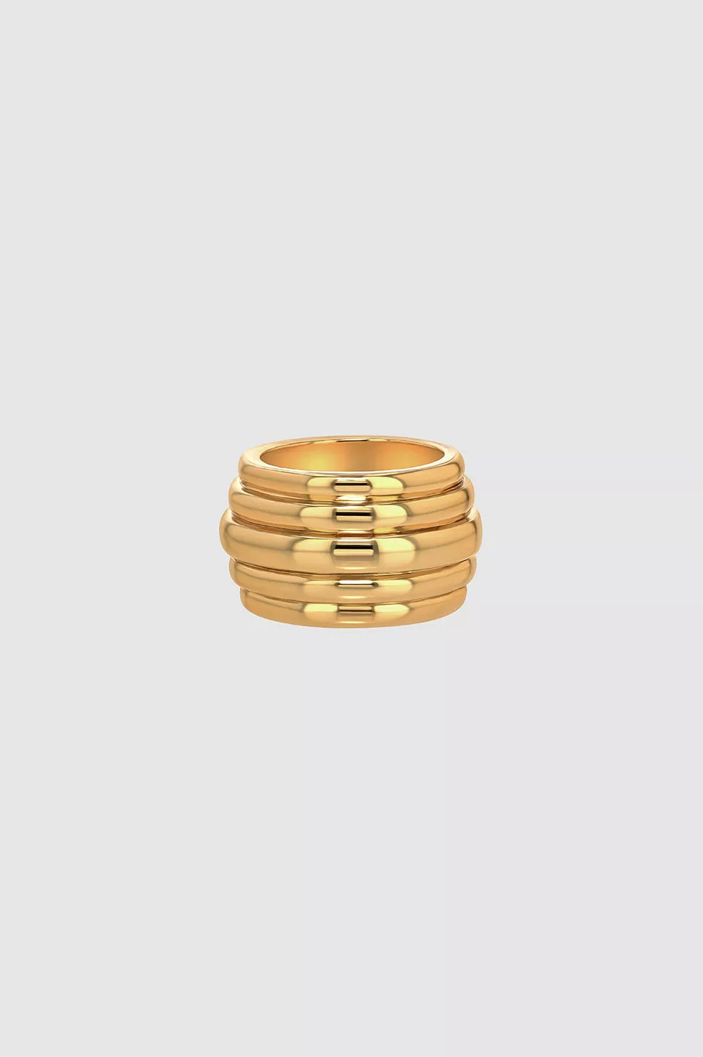 【関税込み】ANINE BING ゴールド Crossover Ribbed ピアス ANINE BING Small Crossover Ribbed Earrings - Gold