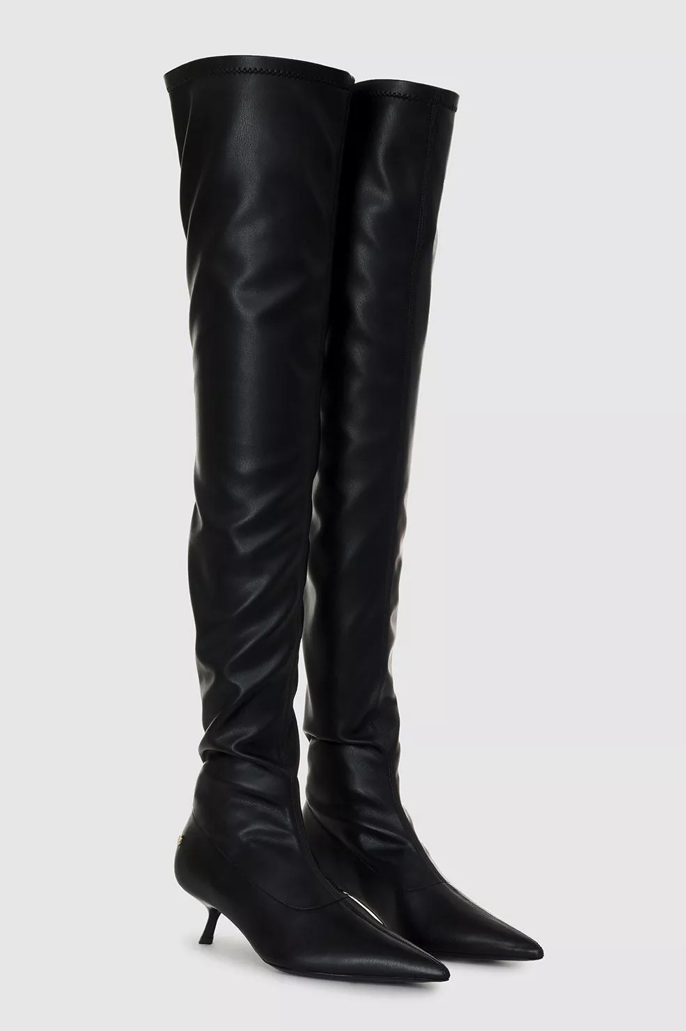 Over The Knee Hilda Boots - Black by ANINE BING at THE MILE