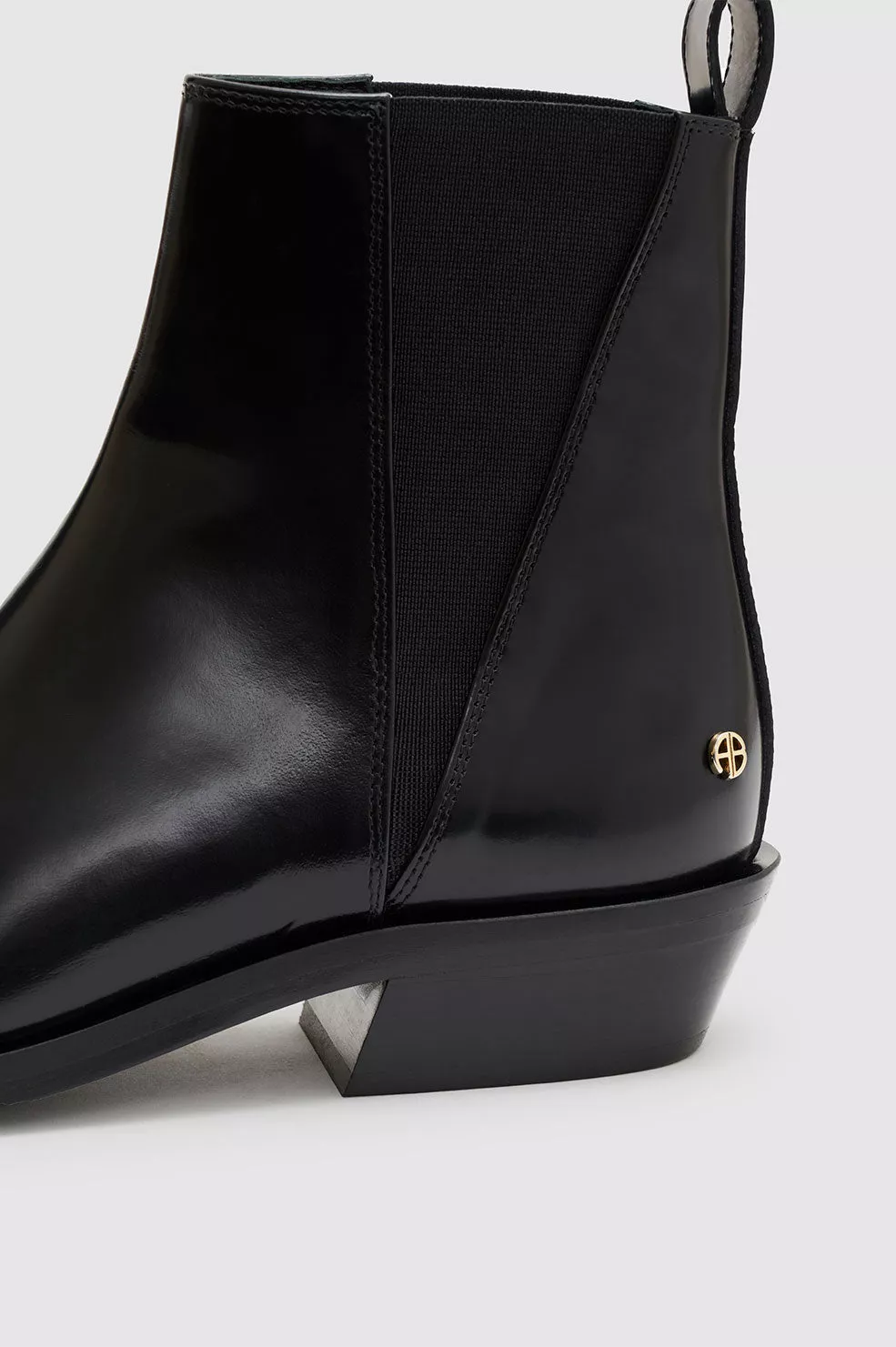【関税込み】ANINE BING ブラック Bekah フラットブーツ ANINE BING Bekah Boots | Black | FARFETCH