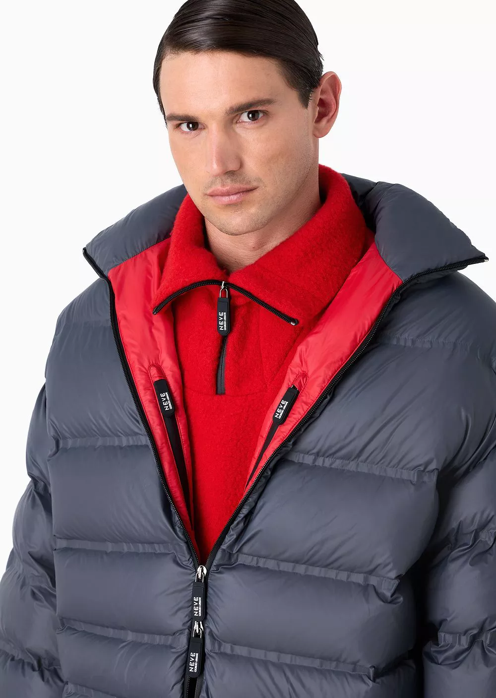 Giorgio Armani Neve Padded Jacket In Water-Repellent