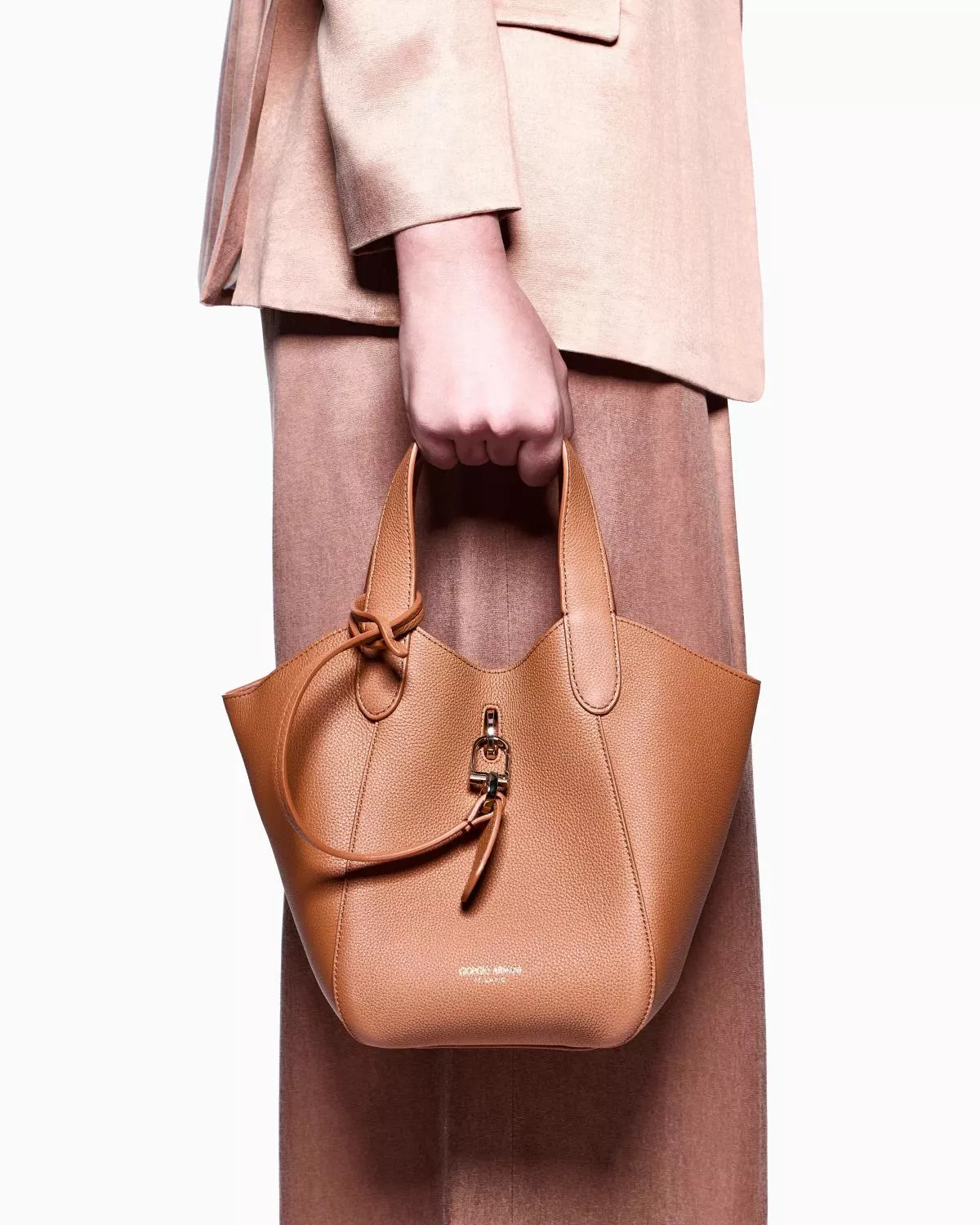 ジョルジオアルマーニ　バッグ Small Pebbled Leather Handbag by Giorgio Armani at THE MILE