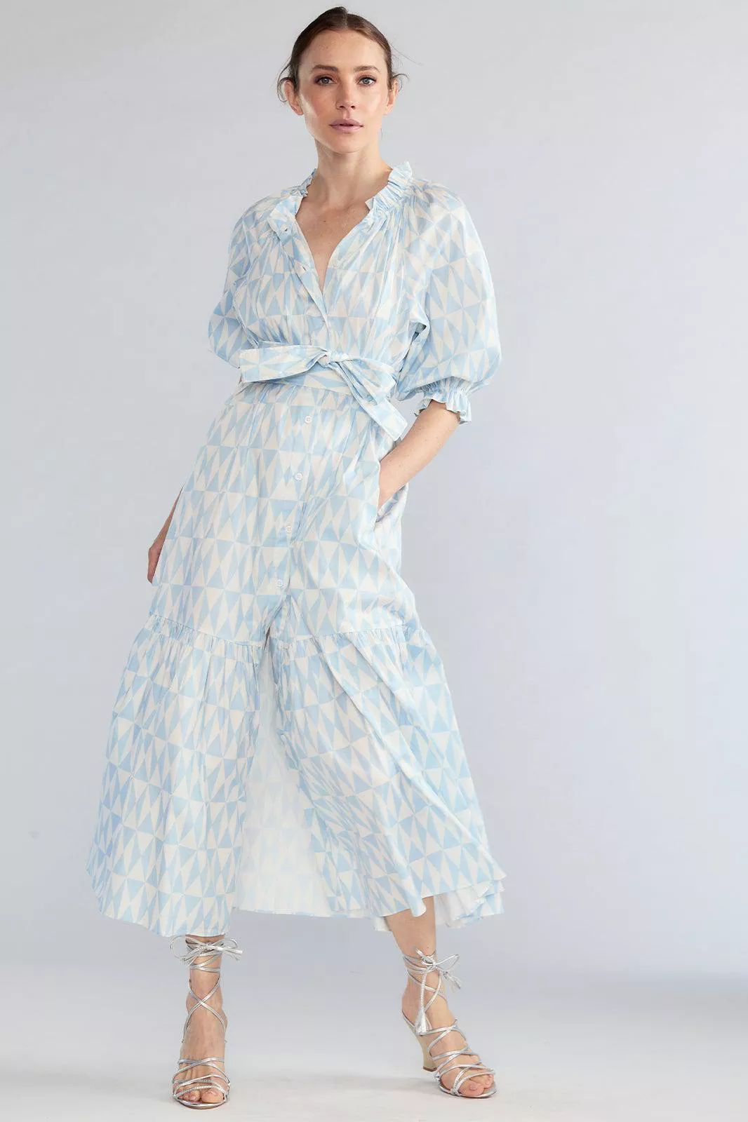cynthia rowley blue and white dress Sleeveless Bonded Dress BLUSIL / 0 / Cynthia Rowley main image 0