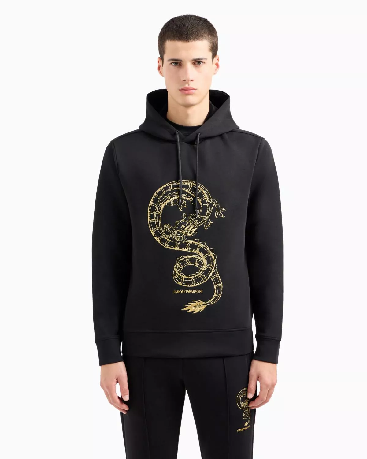 【EMPORIO ARMANI】 ★ Men's Embroidered Drawstring Hoodie ★ 715q5dq2MDL._AC_SX466_.jpg