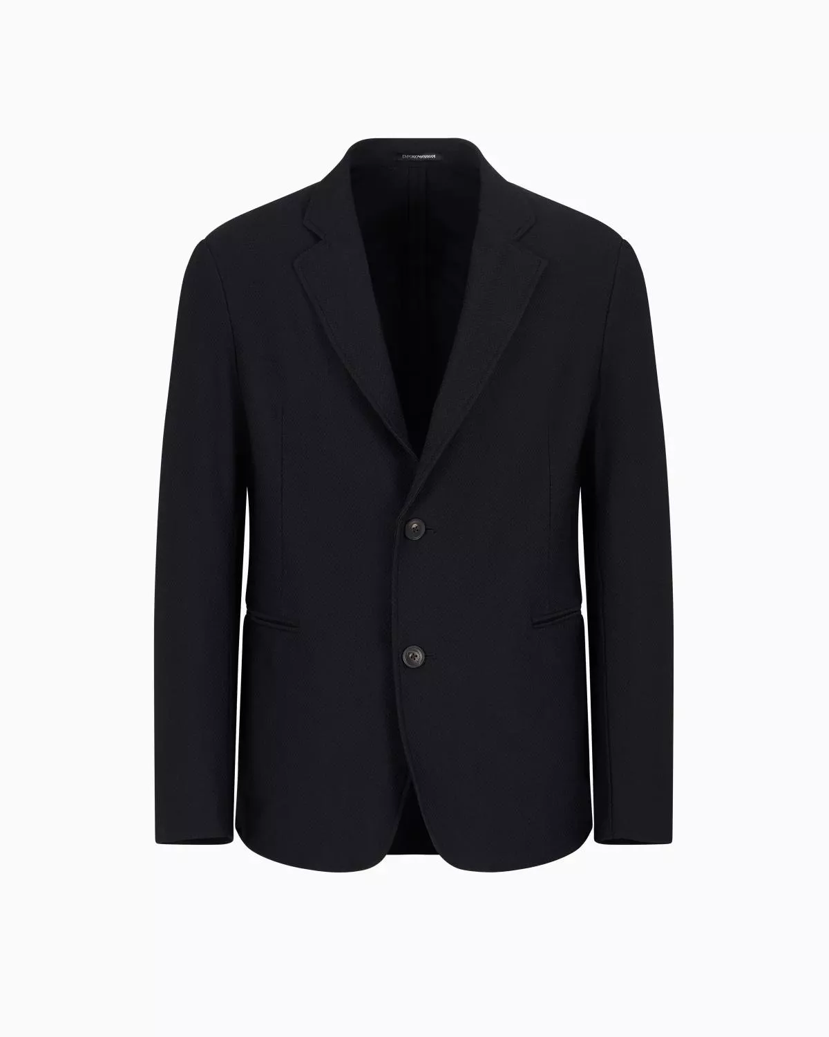 EMPORIO ARMANI カジュアルジャケット グレー 4105124D0043 Single-Breasted Jacket In Technical Jersey With A 3D