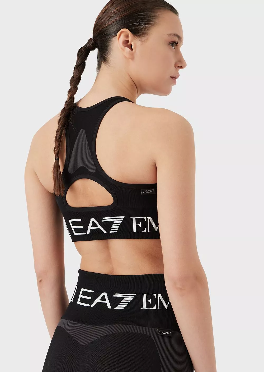 Vigor7 Seamless Sports Bra by Emporio Armani at THE MILE