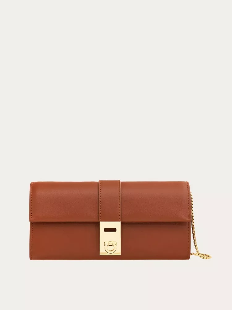 Hug Wallet With Chain by FERRAGAMO at THE MILE