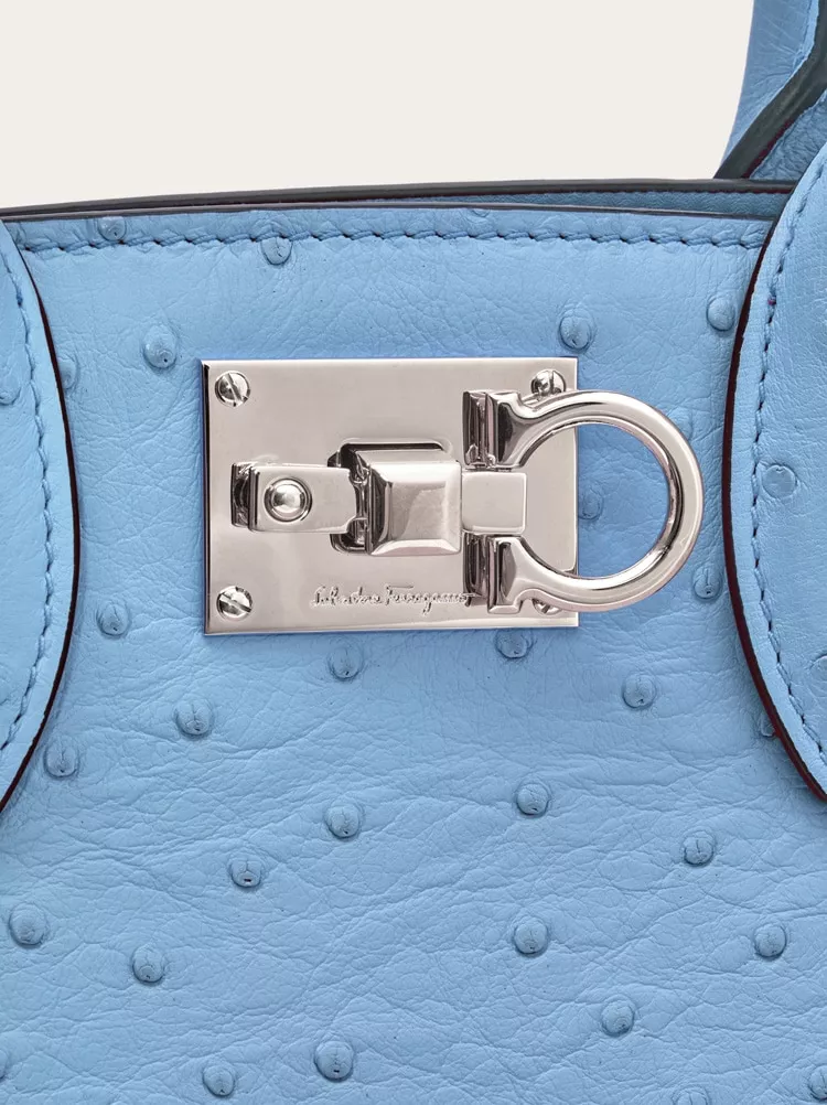 Ferragamo♪SALE♪0775068 Ferragamo Studio Box Bag (M) by FERRAGAMO at THE MILE