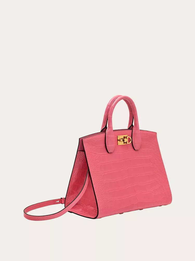 Ferragamo Studio Box Bag (M) by FERRAGAMO at THE MILE