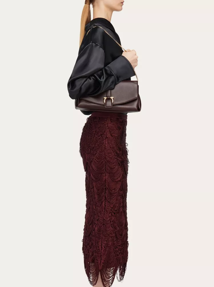 Front Flap Crossbody Bag (S) by FERRAGAMO at THE MILE