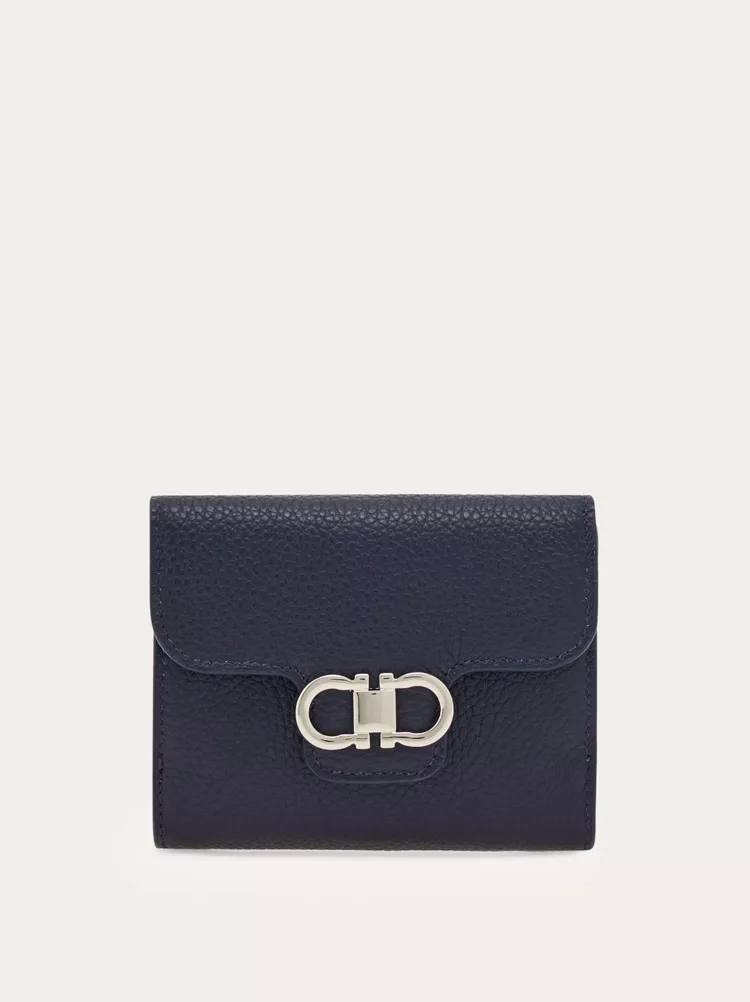 Gancini Compact Wallet by FERRAGAMO at THE MILE