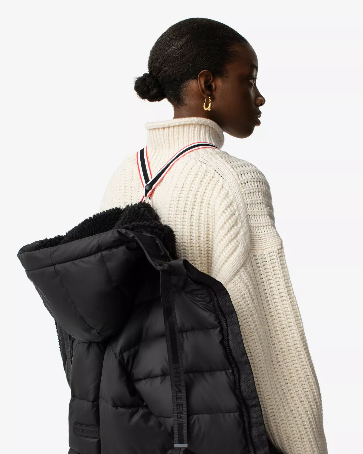 Women's Intrepid Insulated Short Puffer Jacket by Hunter at THE MILE