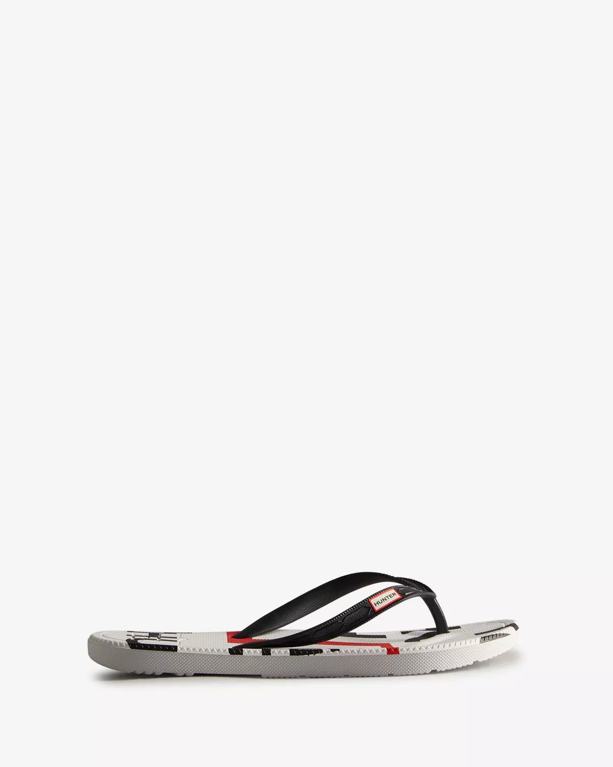 サンダル・ミュール HUNTER WOMEN Exploded Logo Flip Flops Black WFD1058EXLBLK 30f173a289a4e186c2a2277f53558c