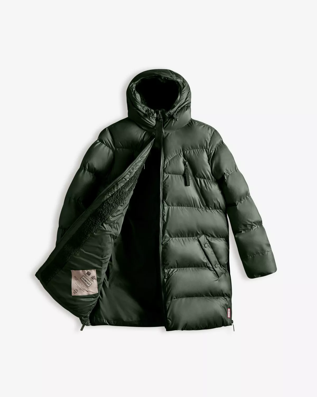 Hunter Mens Hunter Women's Original Long Puffer Coat Long