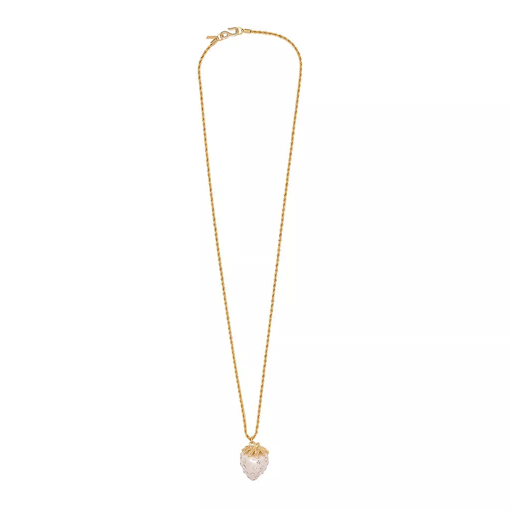 Strawberry Pendant by Kenneth Jay Lane at THE MILE