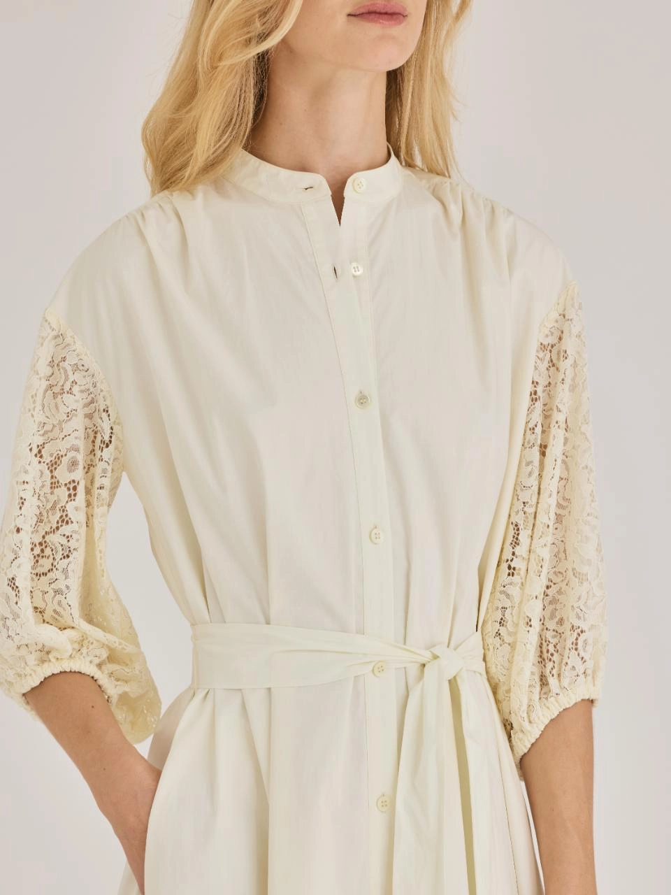 ivory dress with lace Jasmine Ivory Lace Gown Teuta Matoshi