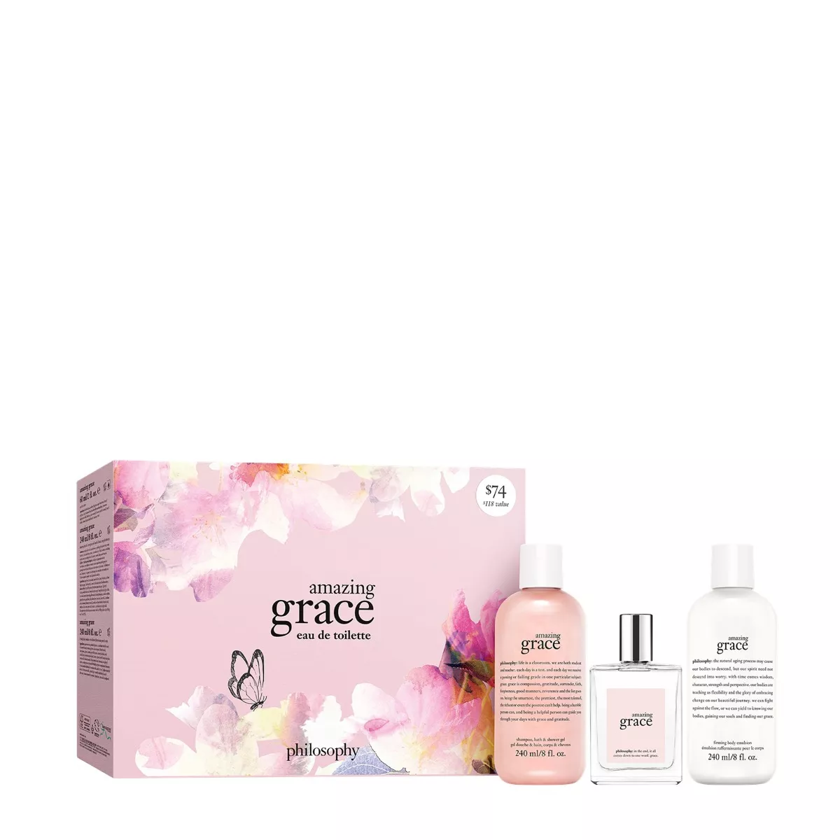 Amazing Grace Edt Gift Set Trio (Limited Edition) by Philosophy at 