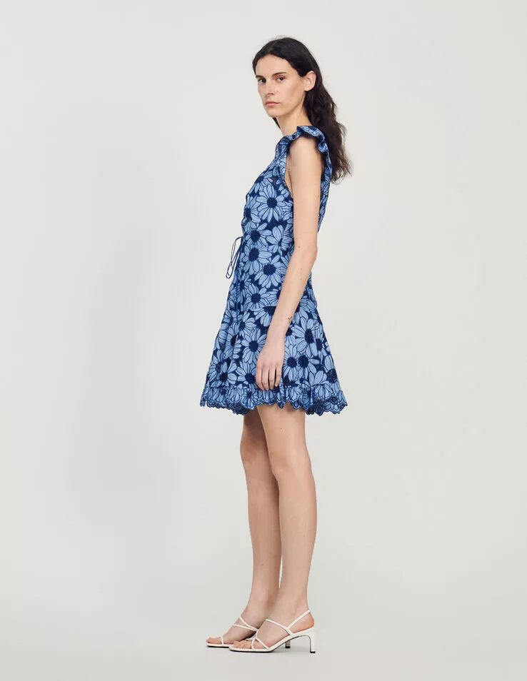 sandro daisy guipure midi dress Sandro Daisy Guipure Midi Dress