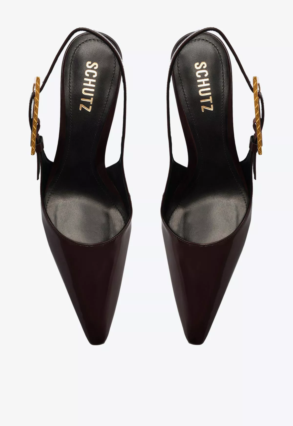Ciara Patent Leather Pump by Schutz at THE MILE