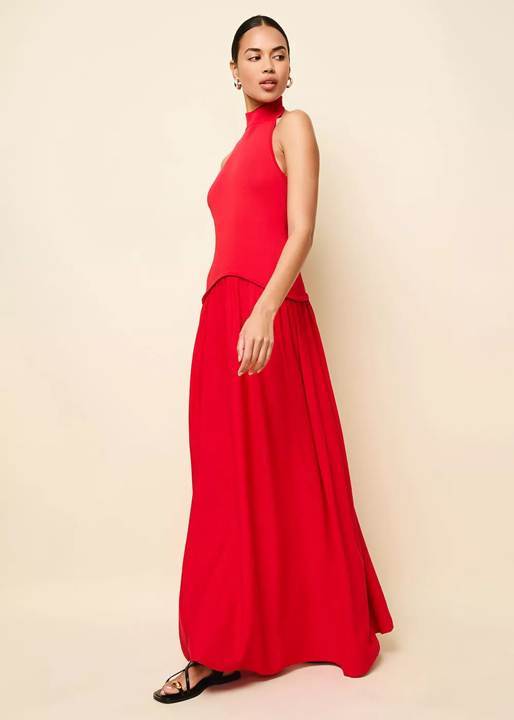 solid & striped the halter soglio dress The Halter Soglio Dress