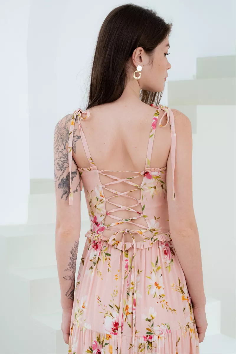 Sandrine Midi Dress by Yumi Kim at THE MILE