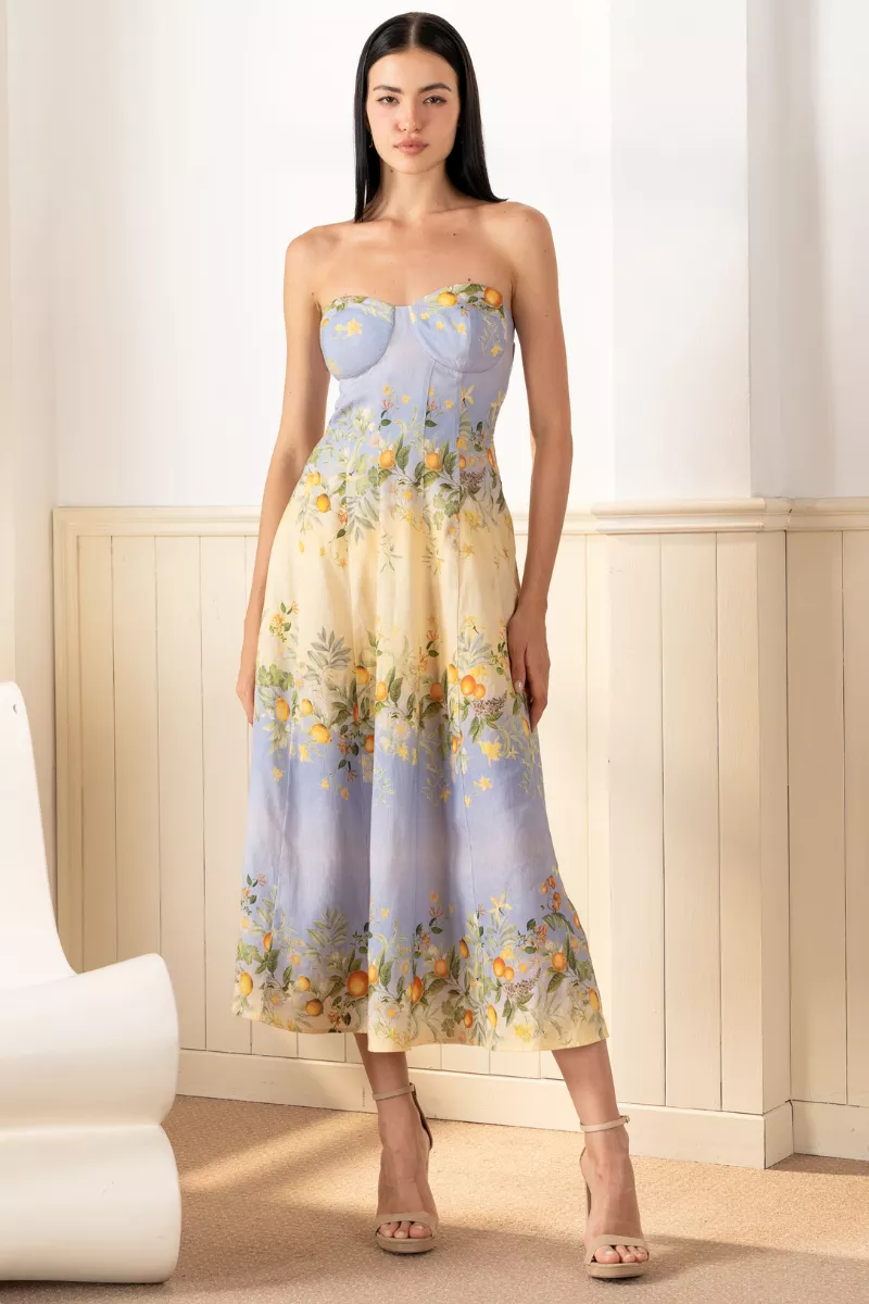 chinese dress ladies Jluxlabel | Natural Journey Linen Maxi Dress | Size Xs main image 0