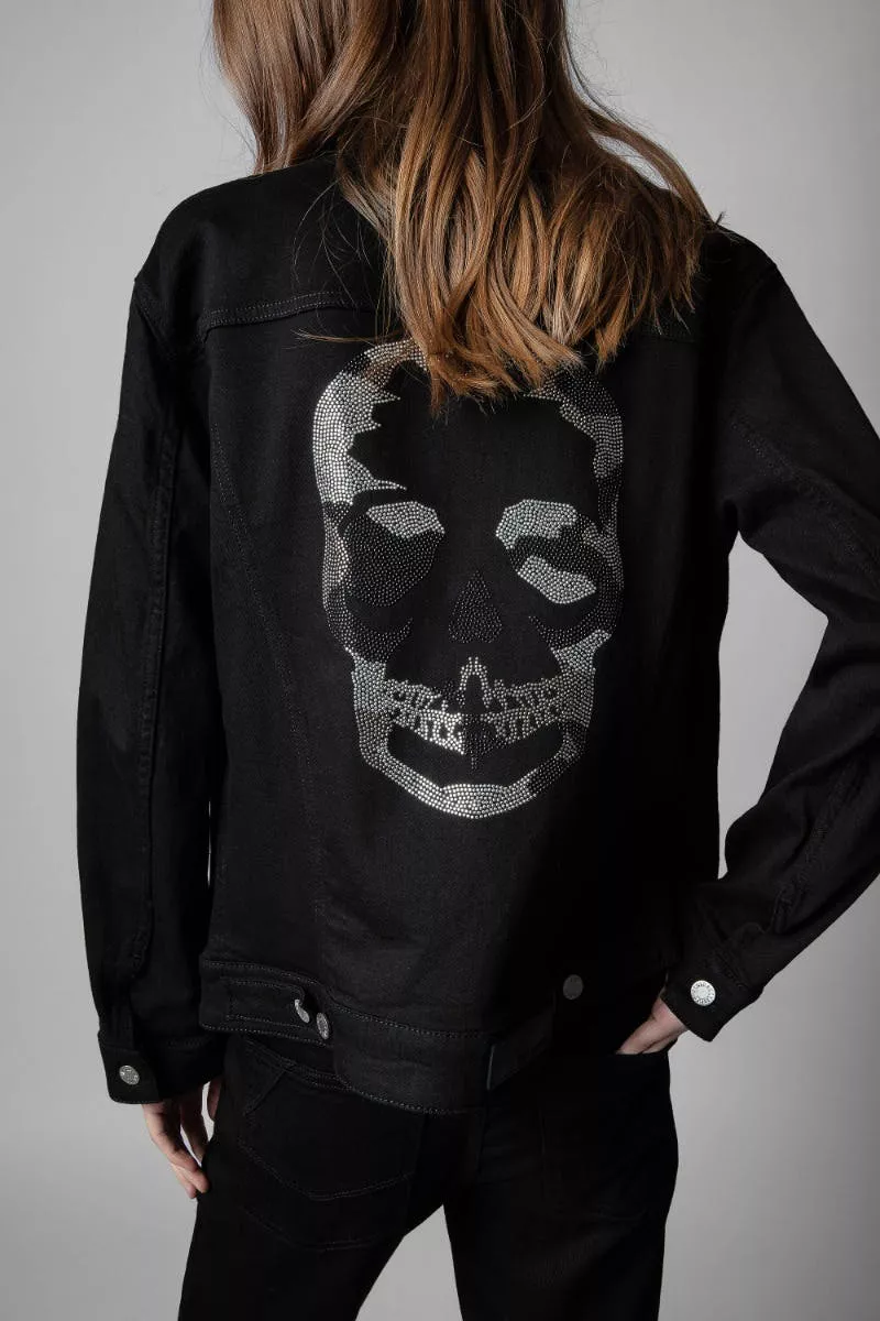 Kase Denim Skull Jacket by Zadig & Voltaire at THE MILE