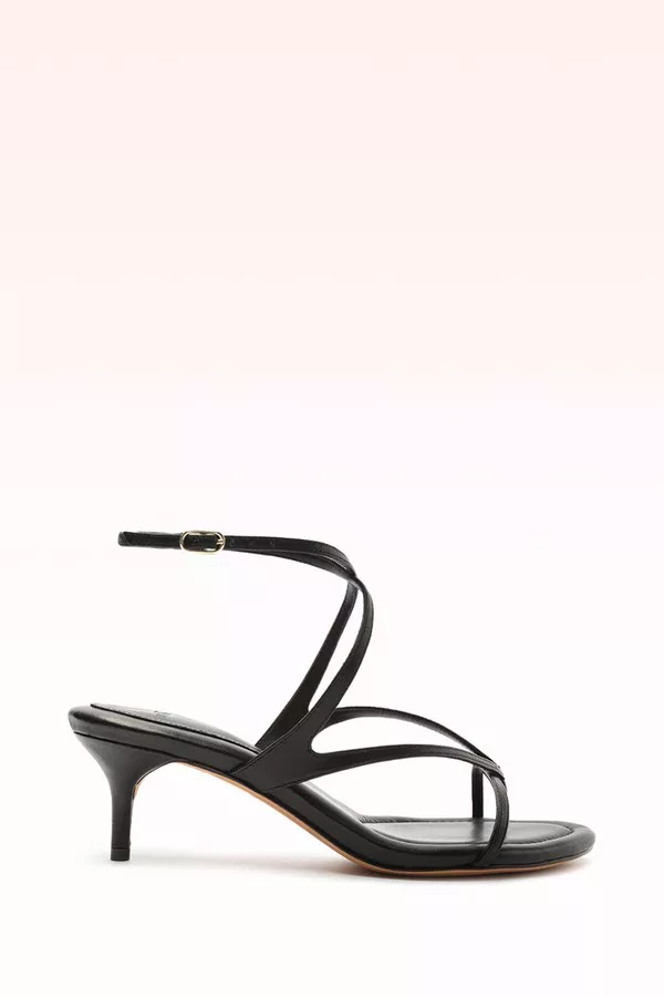サンダル・ミュール ALEXANDRE BIRMAN Women Sandals B3599800010001 Black Alexandre Birman Women's Leather & Pvc Heel Sandals In Black