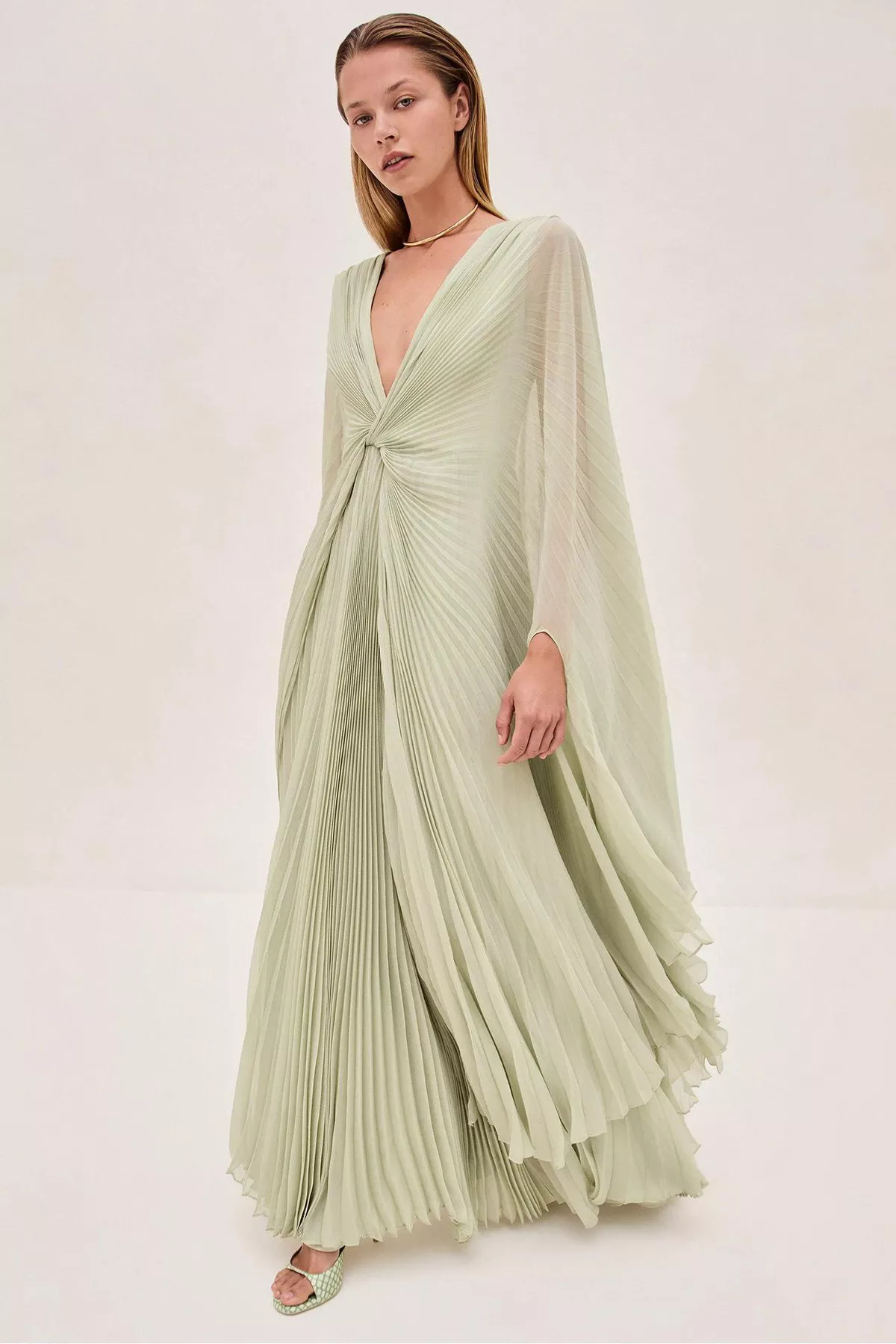 alexis long green dress Alexis Chiffon Bridesmaid Dress main image 1