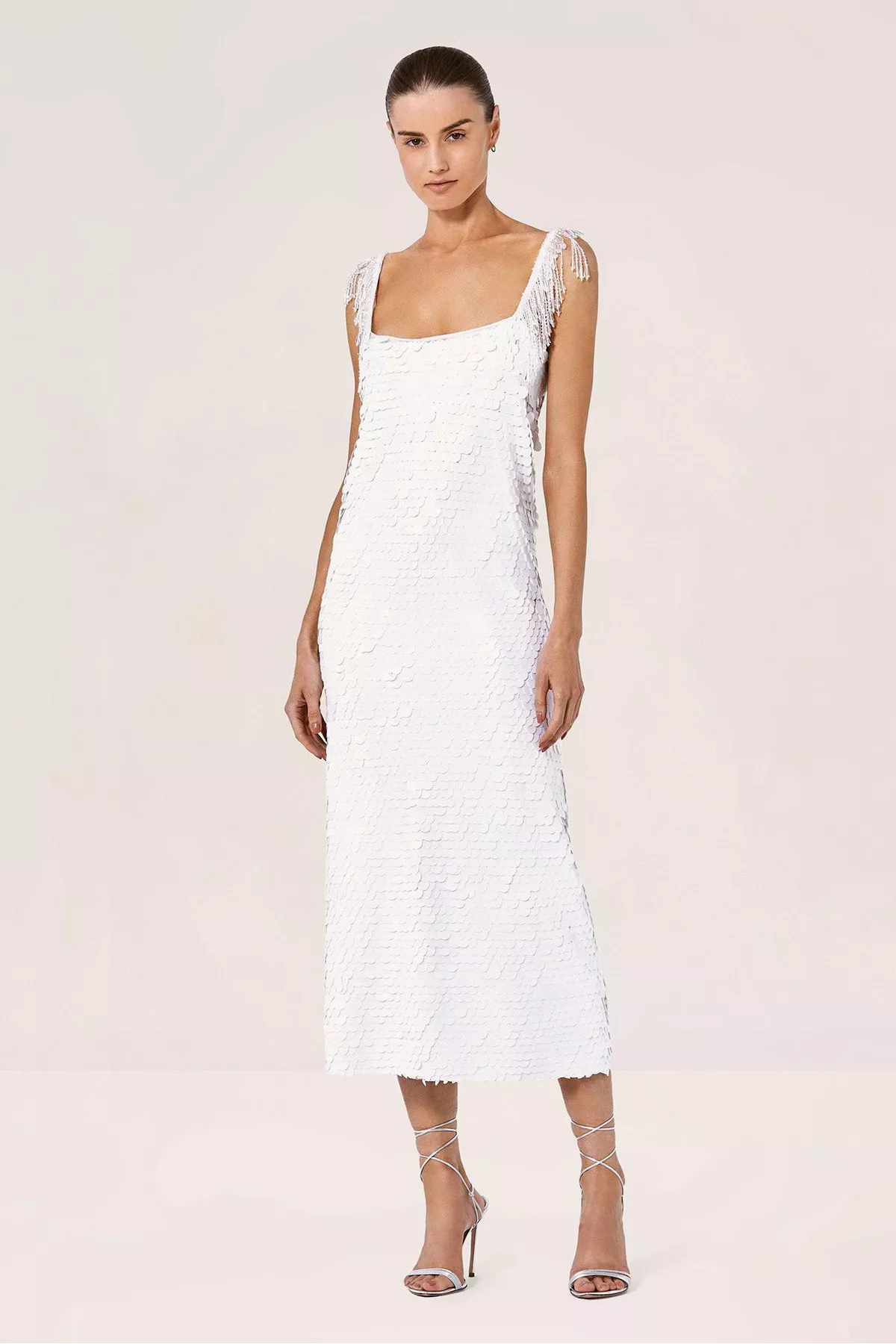white christmas dresses Myla Knit Halter Dress in White