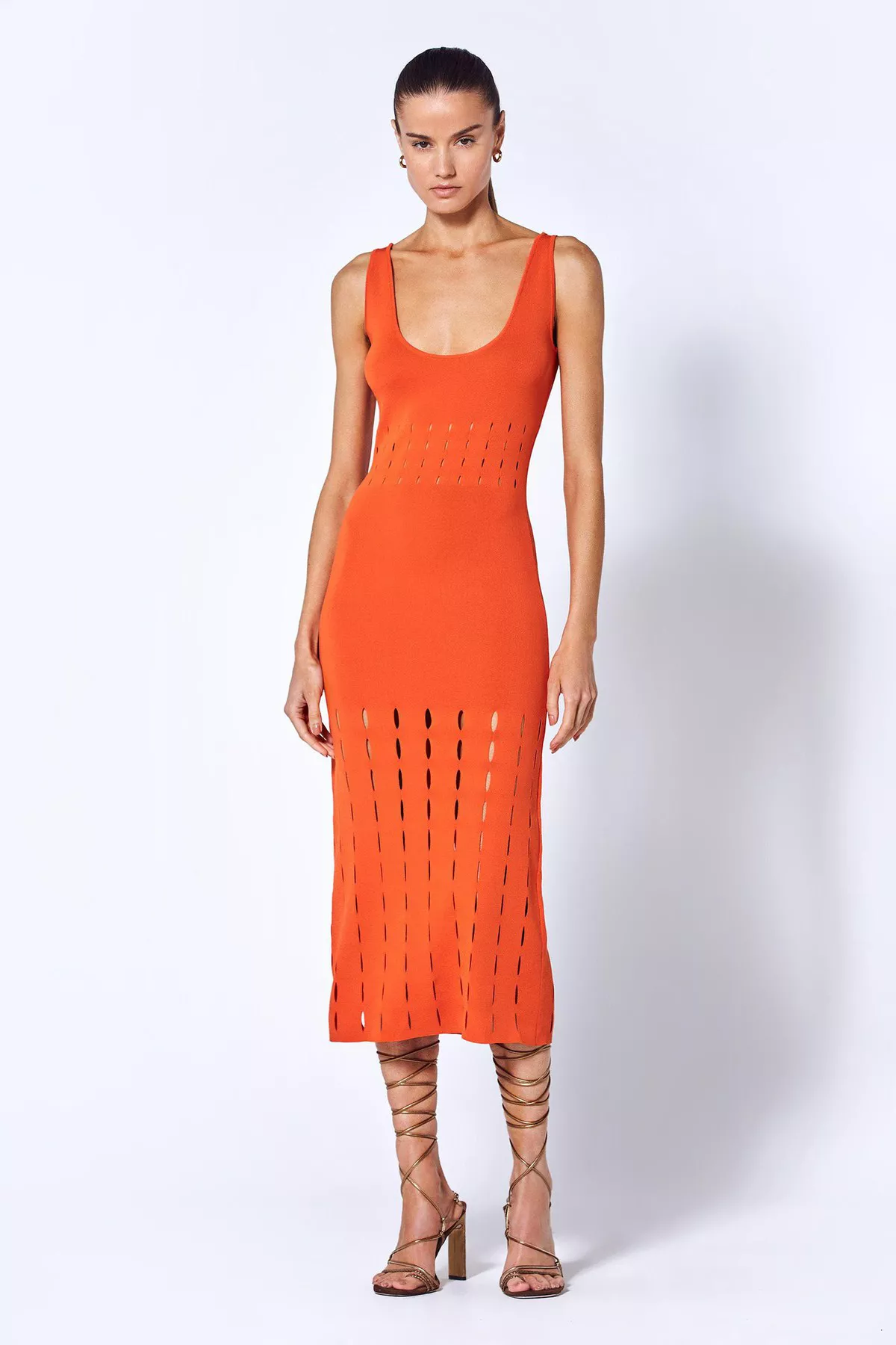 alexis coastal cutout midi dress Alexis Yellow Coastal Midi Dress by Alexis
