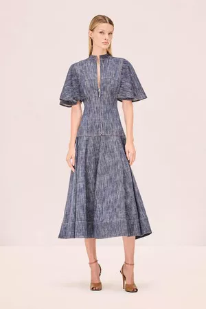 chinese dress ladies ALEXIS | Hilana Painted Dot Dress
