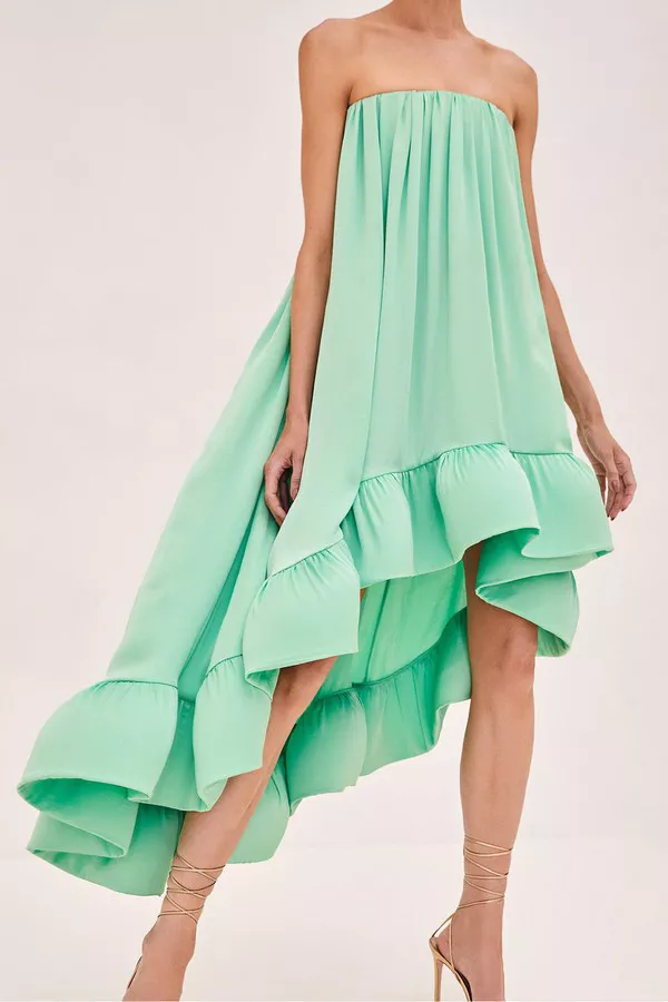 alexis green strapless dress Sunniva Gown in Green XS / Green main image 1