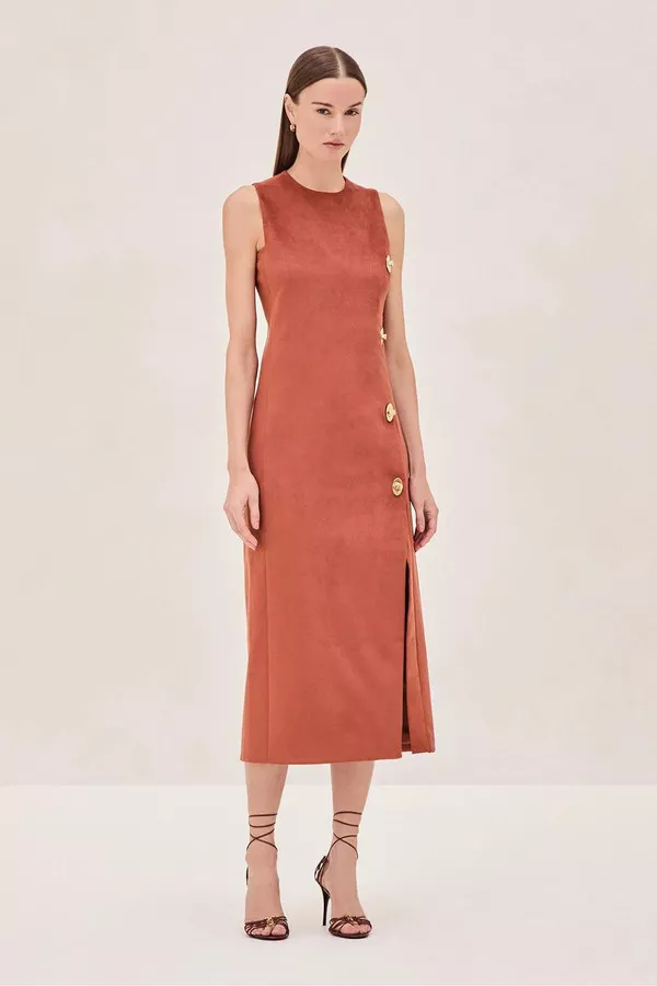 kalita silk dress Kalita Inana Two-Tone Silk-Habotai Maxi Dress In Orange - 30% Off