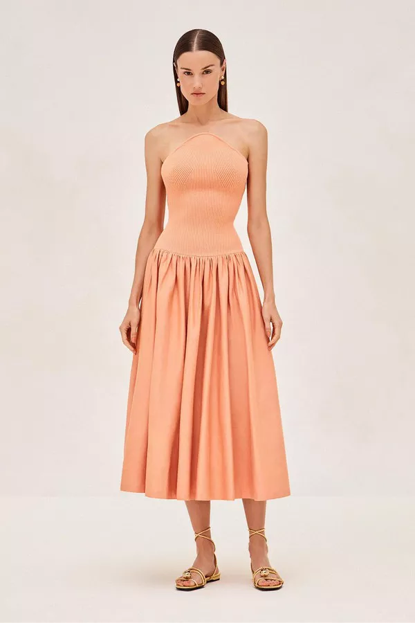alexis orange dress Kamali Dress by Alexis at THE MILE