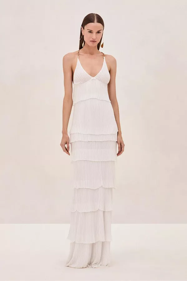 slim fit dress slacks Alexis Dress | Alexis Stunning Powder main image 1
