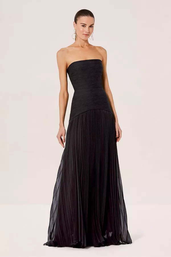 alexis sunniva strapless drop waist dress ALEXIS Sunniva Dresss RED / M