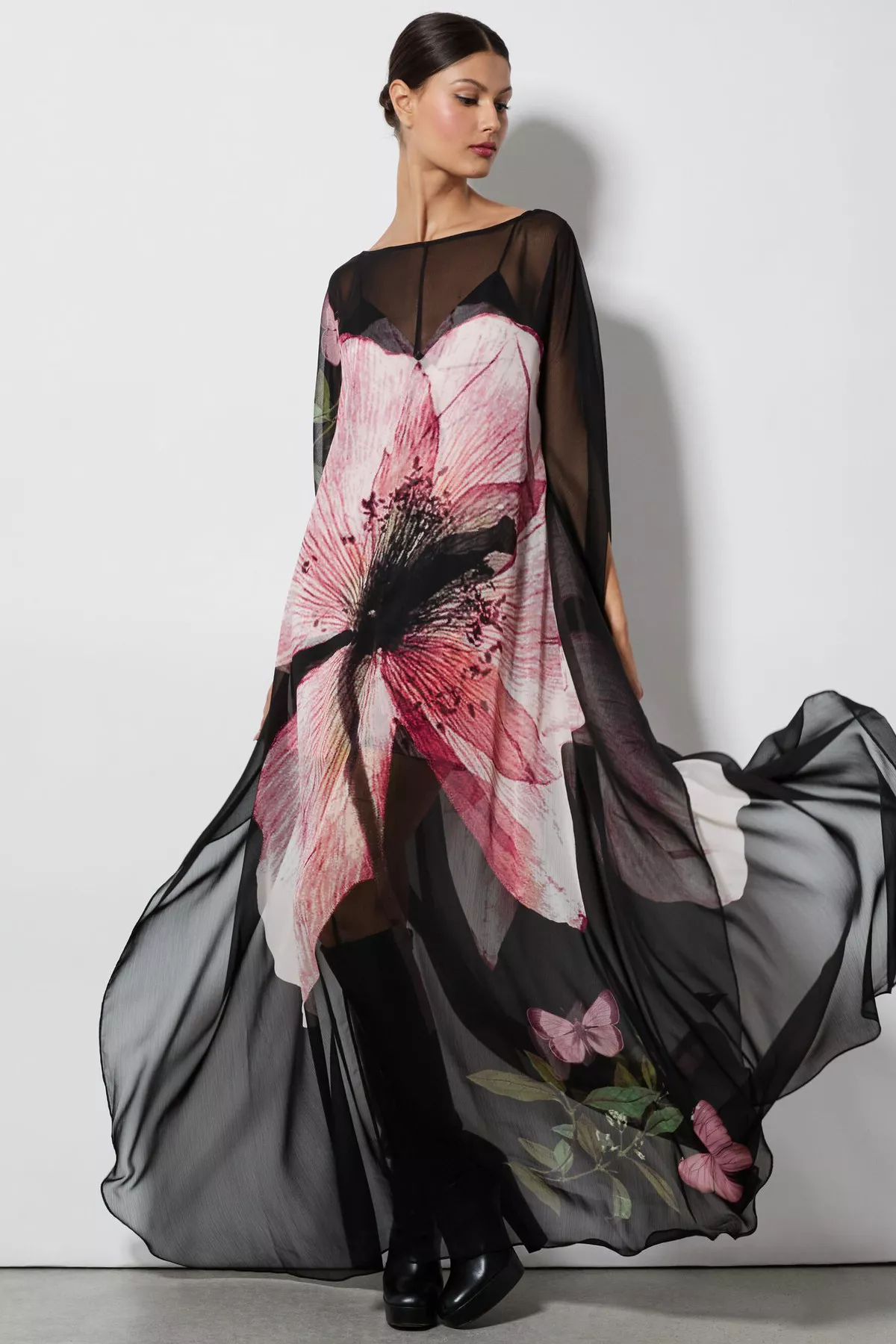 alice olivia lanelle maxi cape dress Alice and Olivia LANELLE MAXI CAPE DRESS LIGHT EMERALD*FEATURED SHOPS |  DRESSES | DRESSES | CLOTHING