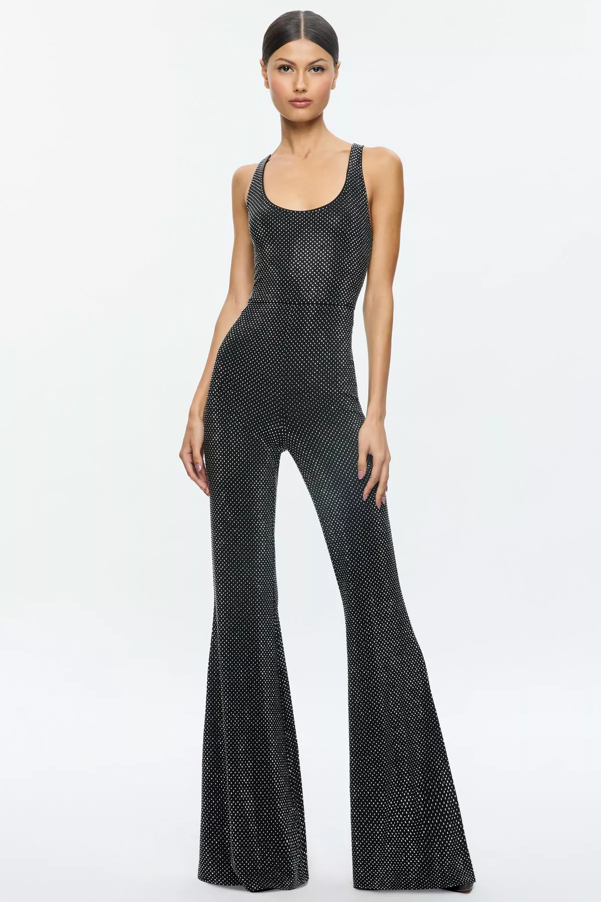 【Alice+Olivia】パニア・レーサーバック・マキシ・ドレス Rosalee Maxi Dress In Versailles | Alice + Olivia