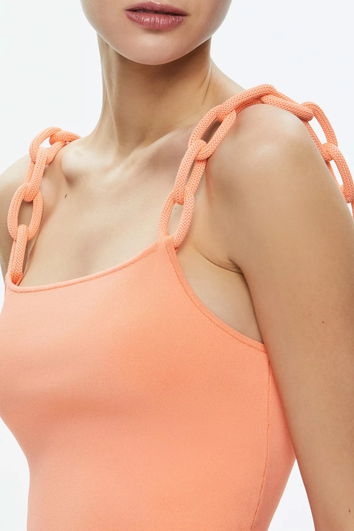 Alina Looped Straps Midi Dress by alice + olivia at THE MILE