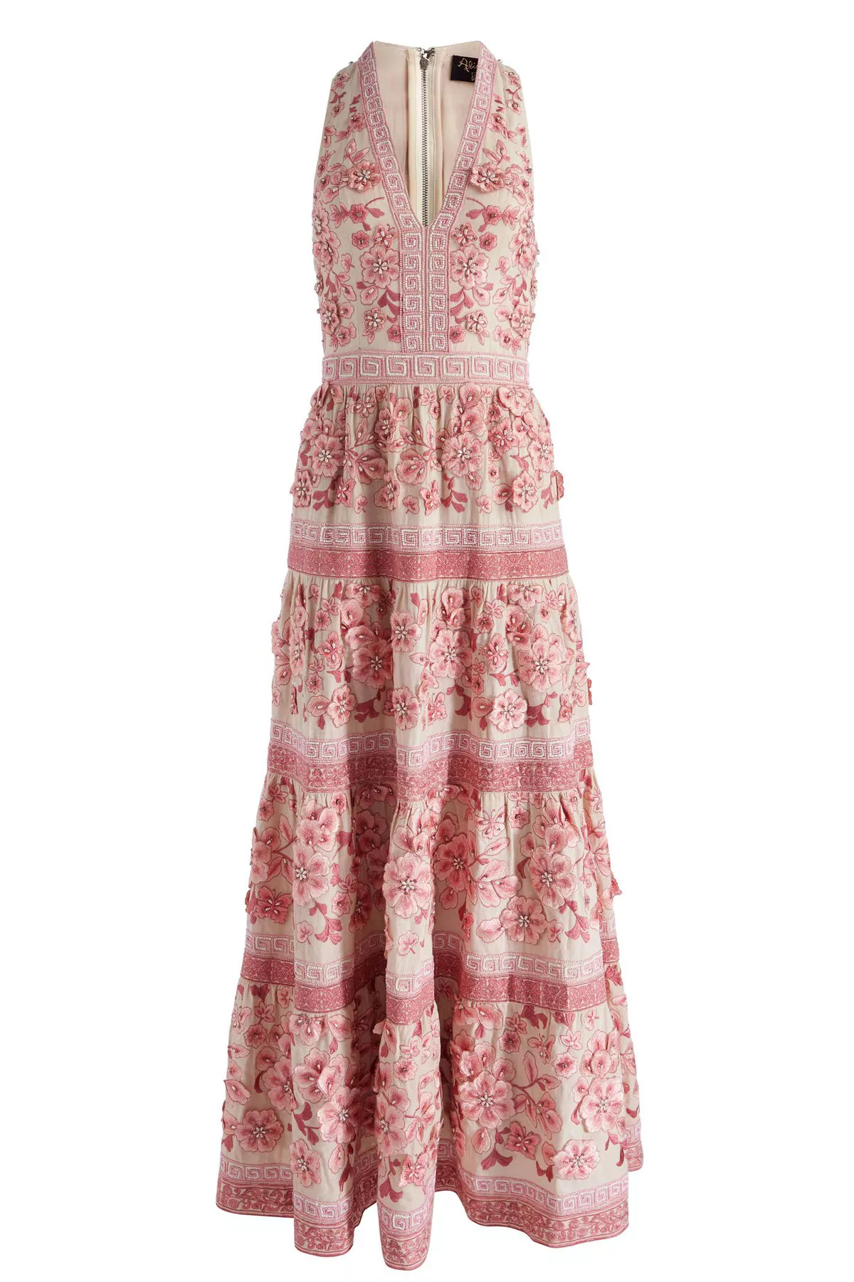 magdalena maxi dress Juan de Dios | Magdalena Satin Silk Maxi Dress | Sage Gladiolos Garden