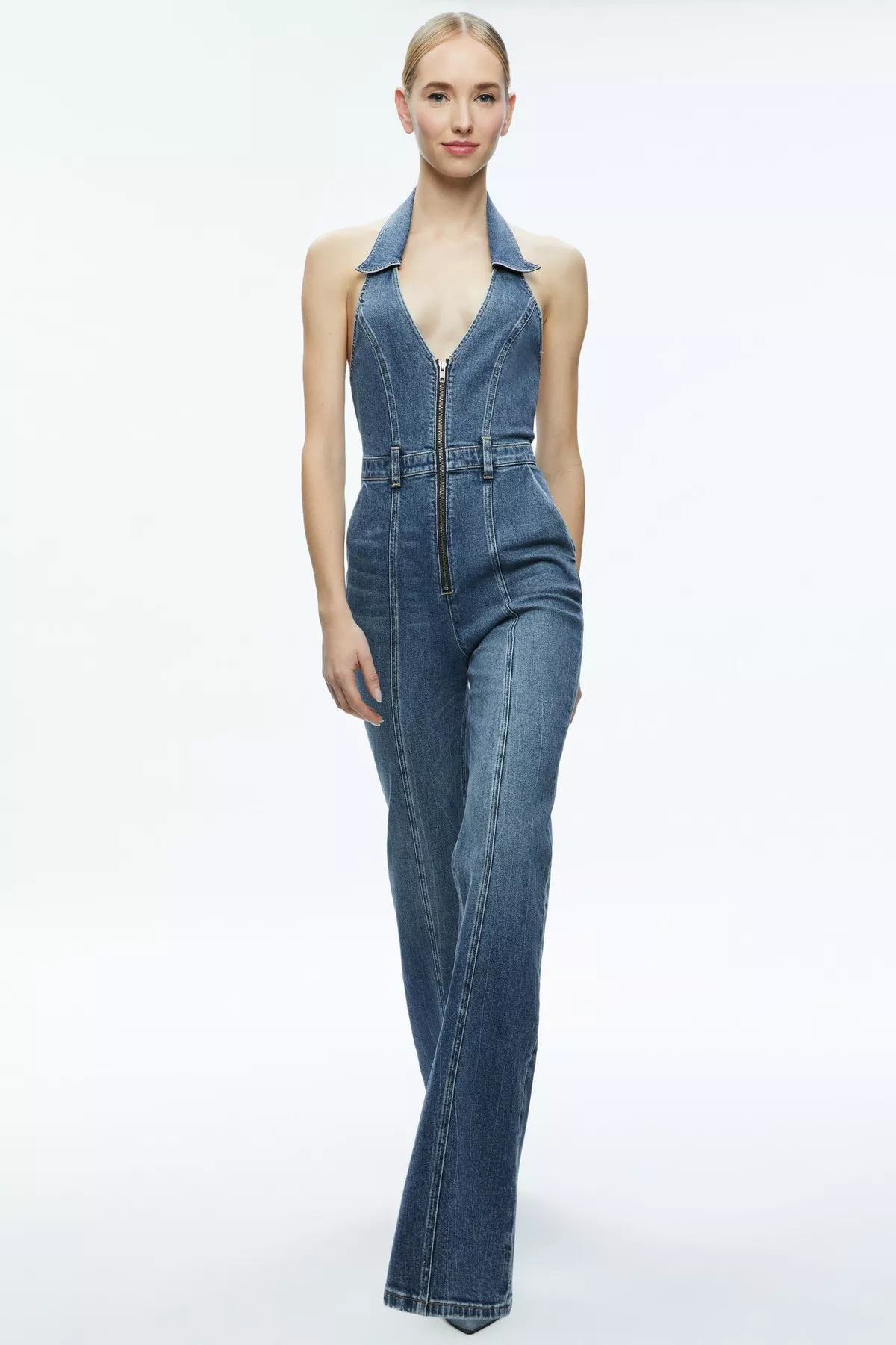 Ameri VINTAGE - AMERI V NECK DENIM JUMPSUIT 正規品の通販 by