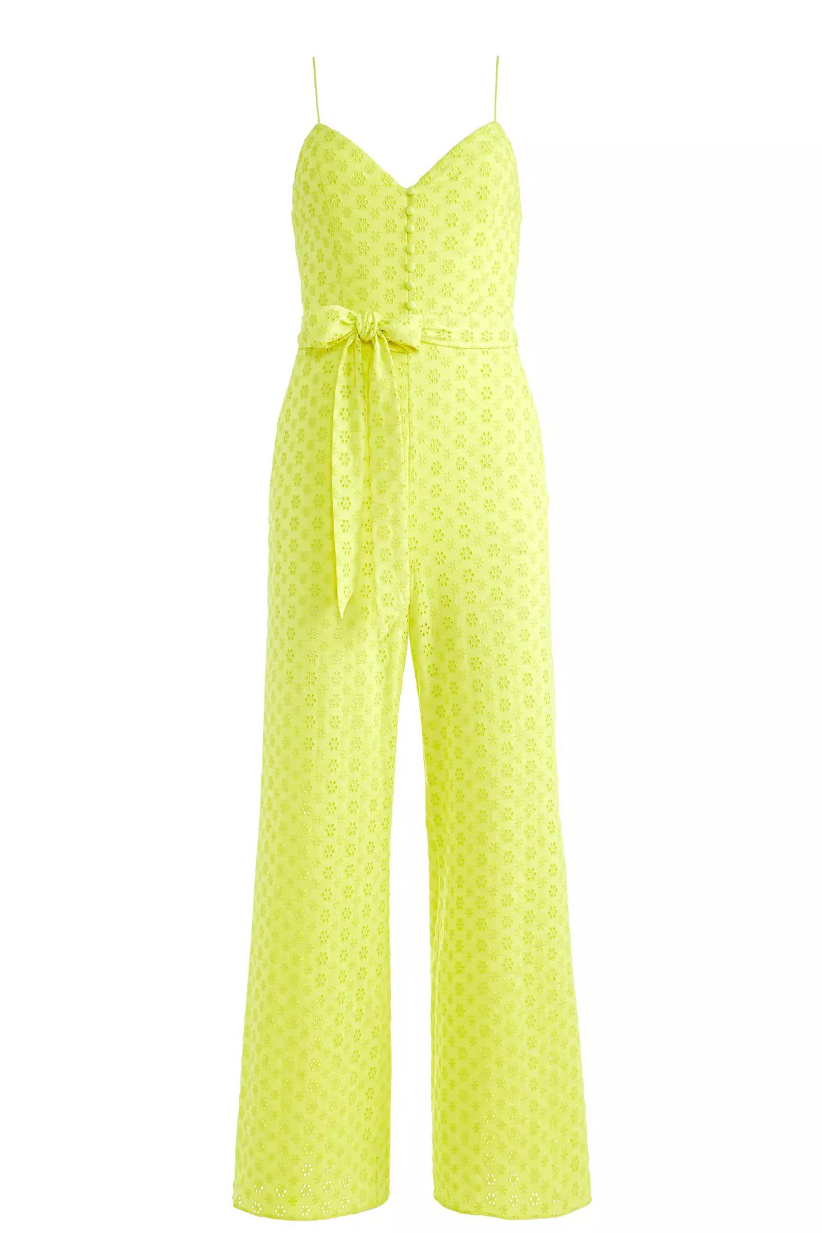 Shanti Jumpsuit With Smocked Back by alice olivia at THE MILE