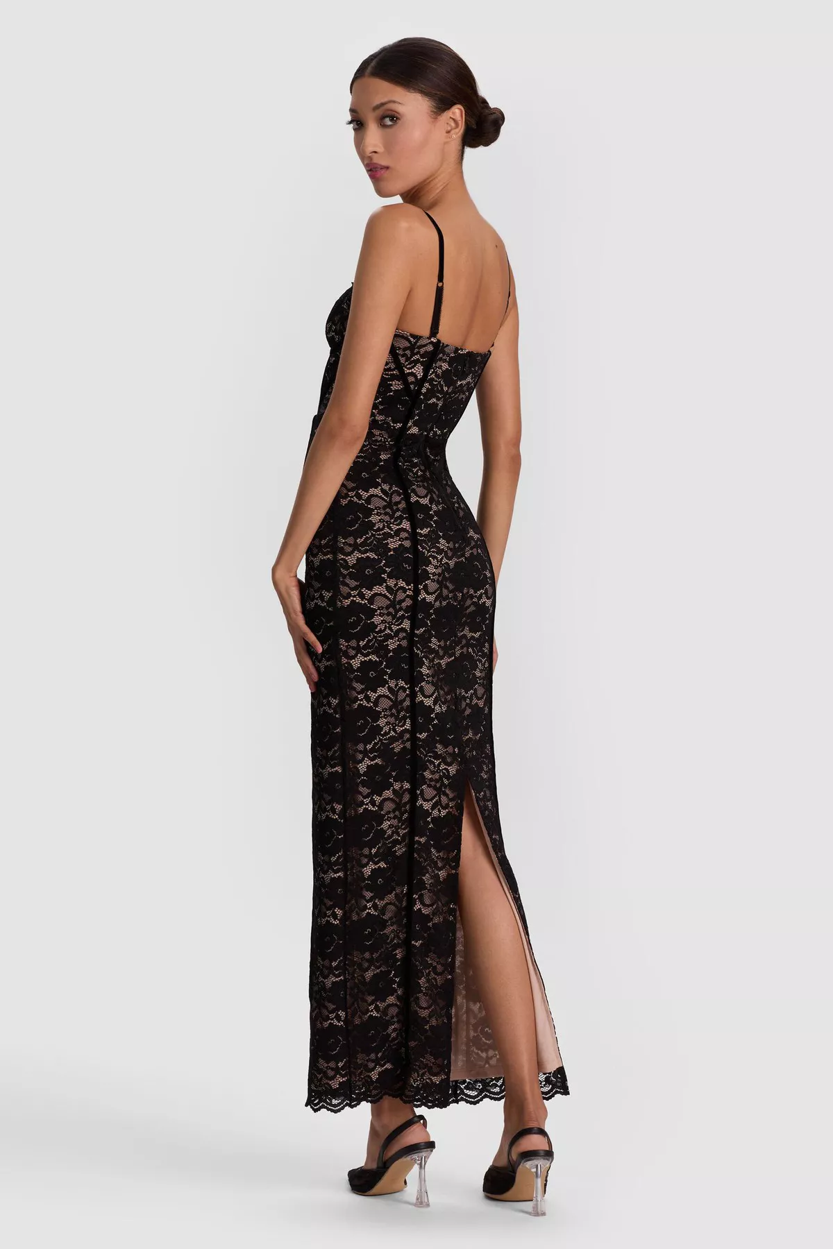 alice and olivia black lace dress Alice & Olivia