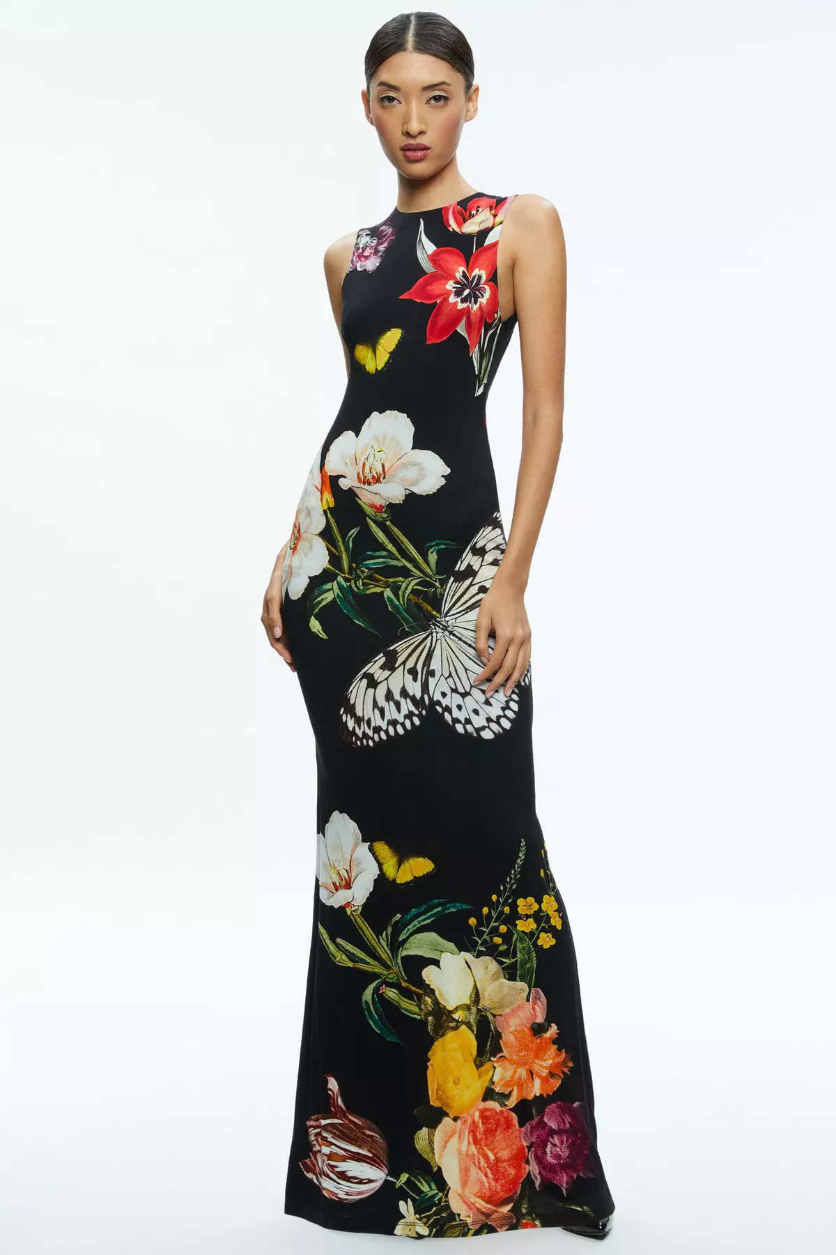 Delora Open Back Maxi Dress by alice + olivia at THE MILE