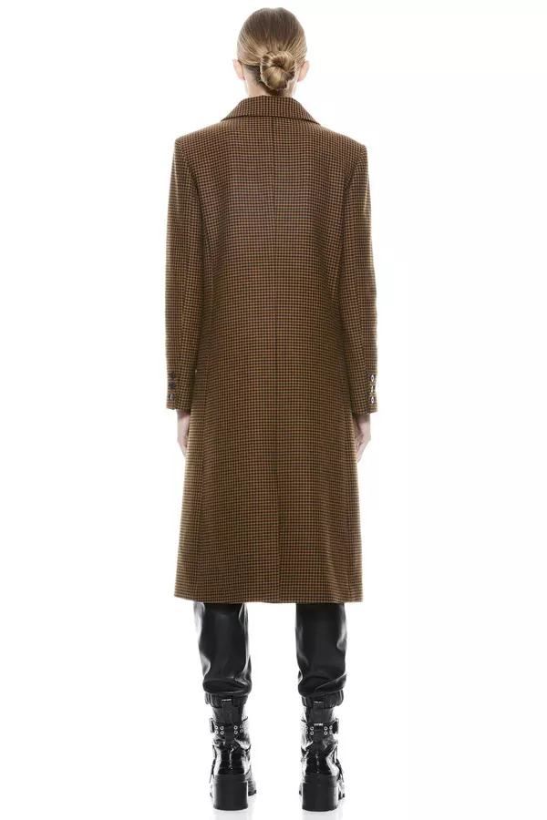 Ivan Boxy Oversized Coat by Alice Olivia at THE MILE
