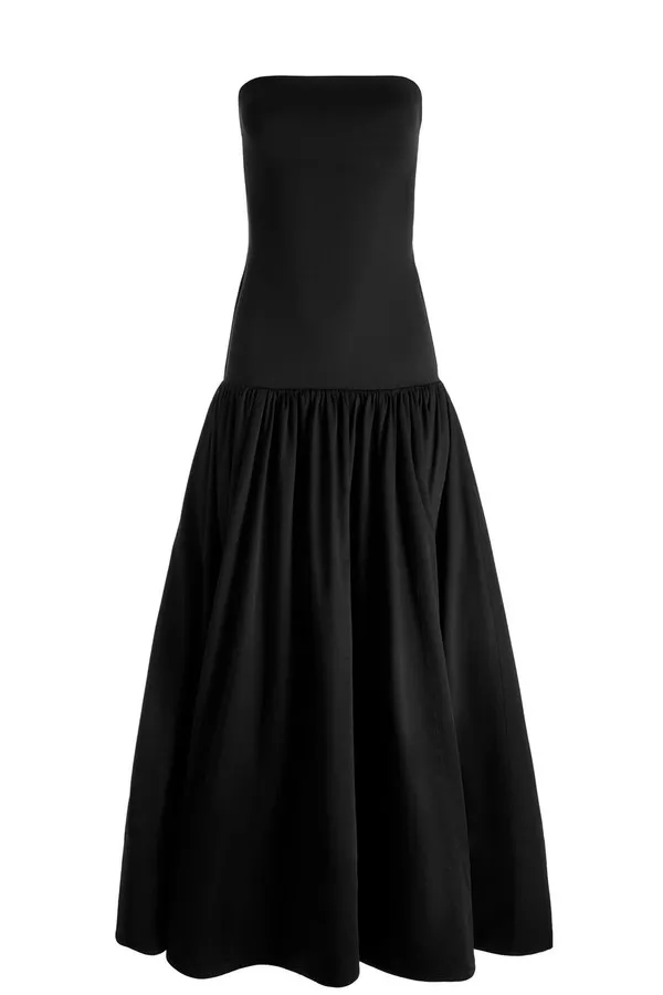 oriana drop waist midi dress Alice + Olivia ORIANA TIE STRAP DROP WAIST FULL MIDI DRESS - Day dress - multi-coloured