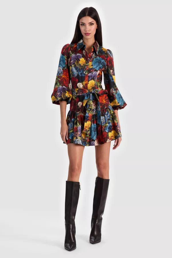 Lily Mini Shirt Dress by alice + olivia at THE MILE