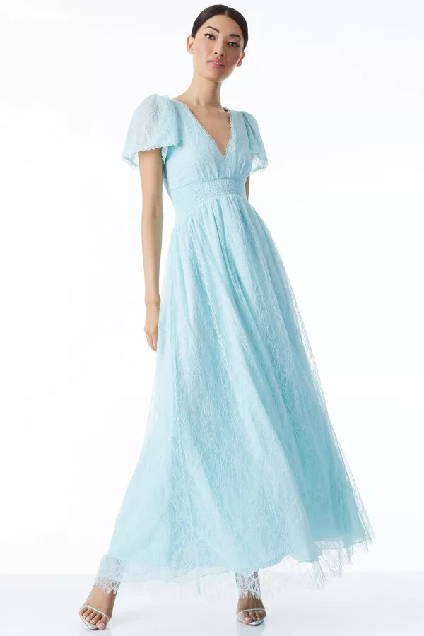 Charlsie Smocked Waist Dress by alice + olivia at THE MILE