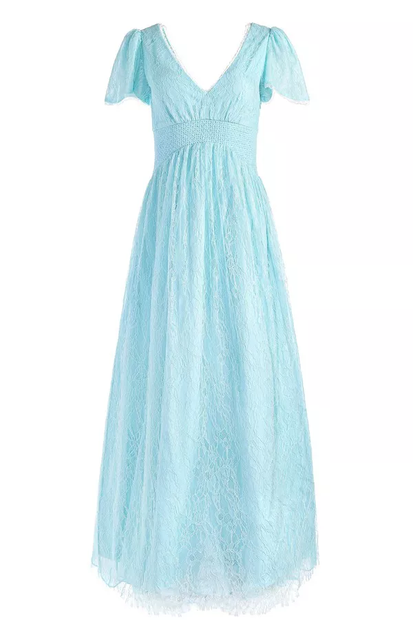 Charlsie Smocked Waist Dress by alice + olivia at THE MILE Charlsie Smocked Waist Dress by alice + olivia at THE MILE