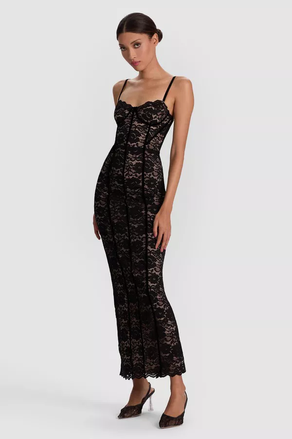 Carissa Lace Maxi Dress by alice + olivia at THE MILE